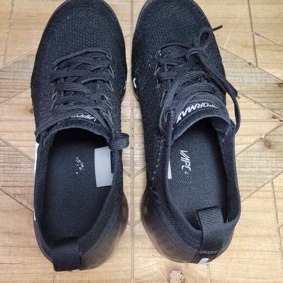 Nike Air Vapormax Flyknit 2 942842-001 Mens Size 8.5 Black Running‎ Shoes Mesh - Picture 10 of 11